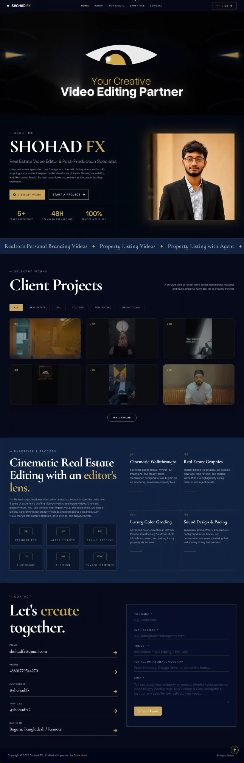 Video Editing Portfolio